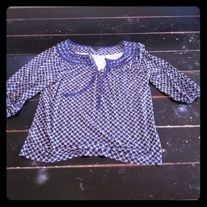 Ann Taylor 3/4 length blouse